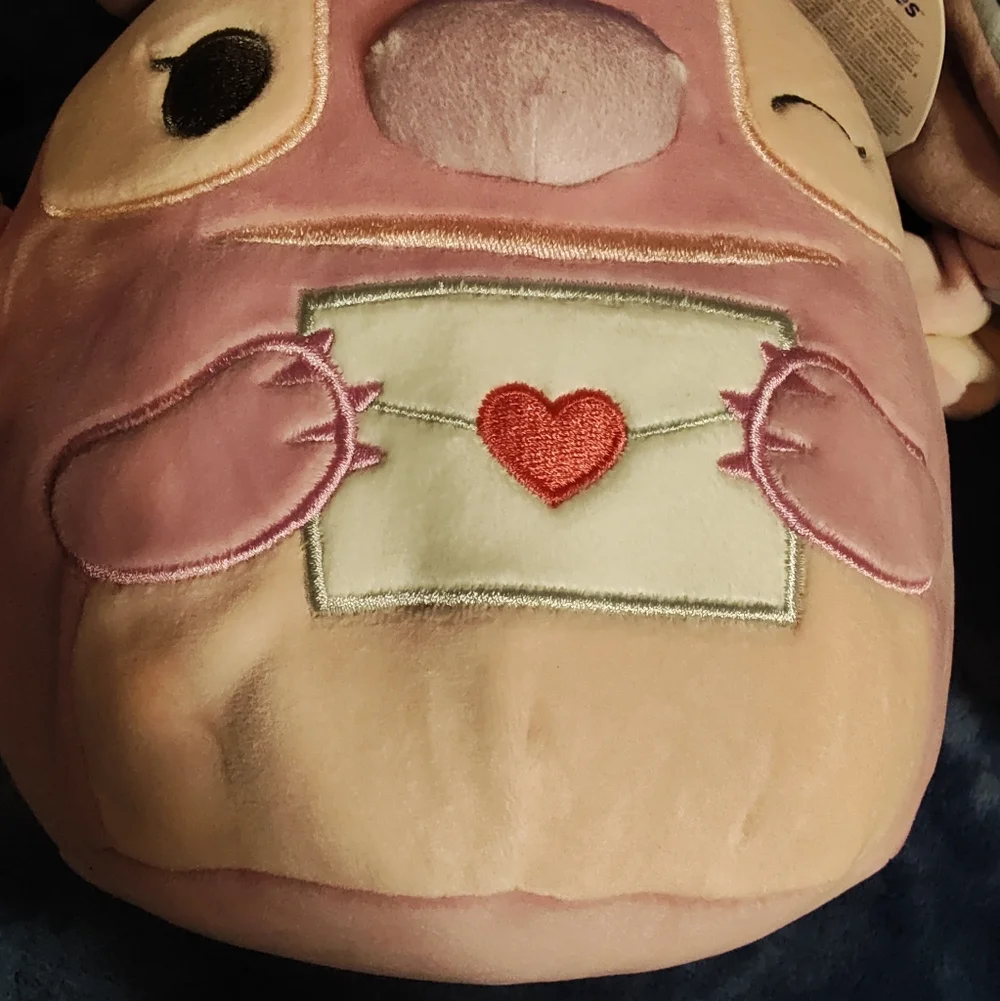 Angel And Stitch Valentine's Fluffy Toys.
